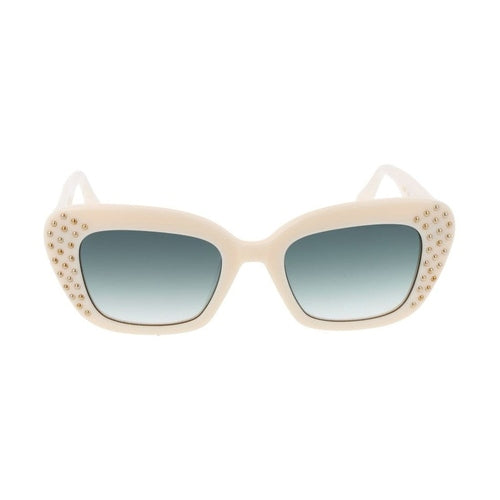 Beige Acetate Sunglasses