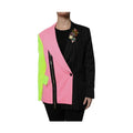 Dolce & Gabbana Multicolor Patchwork Embellished Coat Jacket