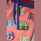 Dolce & Gabbana Pink Logo Monogram Jogger Sweatpants Pants