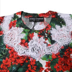 Dolce & Gabbana Multicolor Floral Lace Sleeveless Tank Top