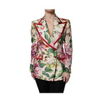 Dolce & Gabbana Multicolor Floral Double Breasted Jacket