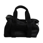 Dolce & Gabbana Black Shoulder Strap Pet Carry Logo Plaque Bag