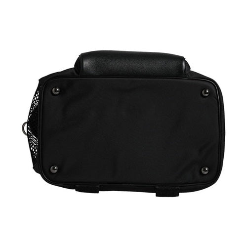 Dolce & Gabbana Black Shoulder Strap Pet Carry Logo Plaque Bag