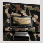 Dolce & Gabbana Multicolor Leopard Jacquard Crossbody Bag