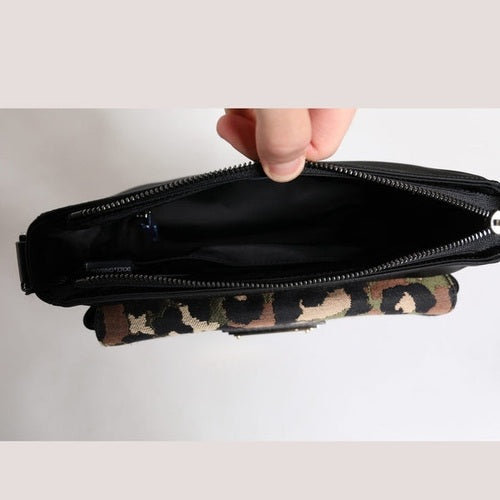 Dolce & Gabbana Multicolor Leopard Jacquard Crossbody Bag