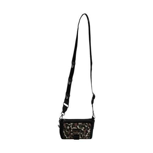Dolce & Gabbana Multicolor Leopard Jacquard Crossbody Bag