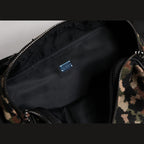 Dolce & Gabbana Multicolor Leopard DG Logo Belt Waist Fanny Pack Bag