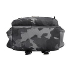 Dolce & Gabbana Gray Cotton Camouflage Logo Plaque Backpack Bag
