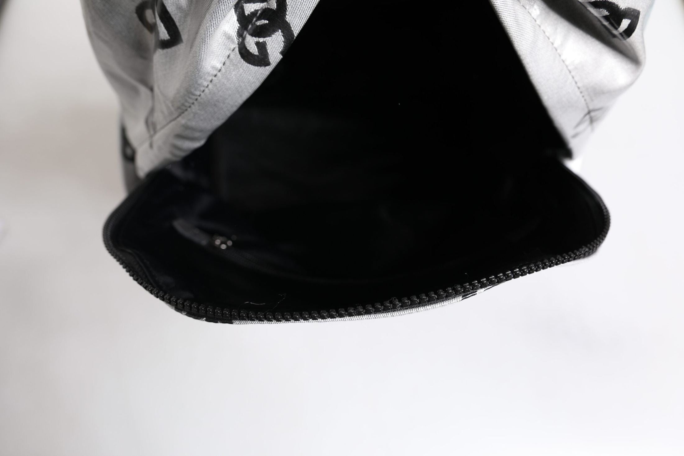 Dolce & Gabbana Polyester Gray Black DG Logo Plaque Backpack Bag