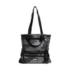 Dolce & Gabbana Black Camouflage Shoulder Strap Logo Plaque Bag