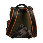 Dolce & Gabbana Military Green Patchwork Travel Backpack Bag