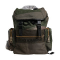 Military Green Patchwork Travel Backpack Bag