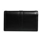 Versace Black Calfskin Leather Chain Strap Shoulder Crossbody Bag