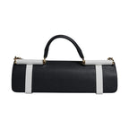 Dolce & Gabbana Blue White Calfskin Leather Crossbody Shoulder Bag