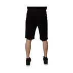 Dolce & Gabbana Maroon Cotton Sweatshorts Men Bermuda Shorts