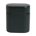 Dolce & Gabbana Green Calfskin Leather Logo Print Flip Holder Airpods Case