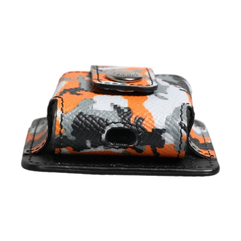 Dolce & Gabbana Multicolor Camouflage Leather Airpods Case