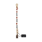 Dolce & Gabbana Multicolor Gold Tone Brass Chain DG Logo Dice Bracelet
