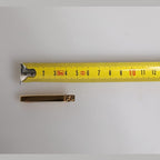 Dolce & Gabbana Gold Tone Brass Logo Branded Tie Clip Bar