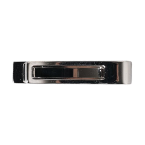 Dolce & Gabbana Silver Tone Brass Logo Branded Tie Clip Bar