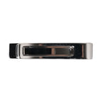 Dolce & Gabbana Silver Tone Brass Logo Branded Tie Clip Bar