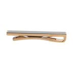 Dolce & Gabbana Gold Tone Brass Logo Branded Tie Clip Bar