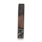 Dolce & Gabbana Silver Tone Brass Logo Branded Tie Clip Bar
