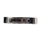 Dolce & Gabbana Silver Tone Brass Logo Branded Tie Clip Bar