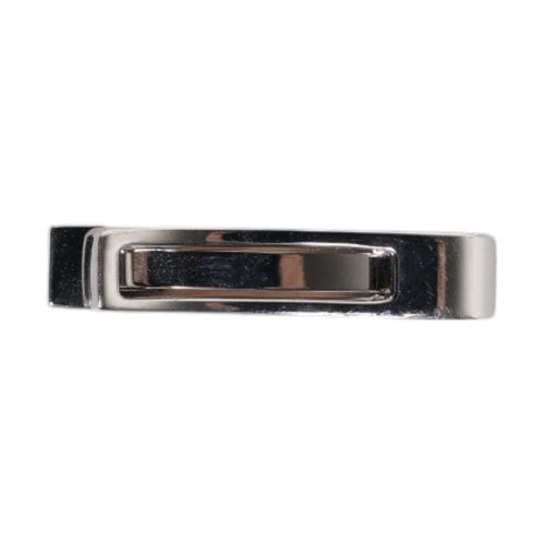 Dolce & Gabbana Silver Tone Brass Logo Branded Tie Clip Bar