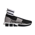 Black Gray Sorrento Socks Women Sneakers Shoes