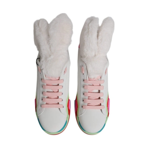 Dolce & Gabbana Multicolor Low Top Trainers Sneakers Shoes