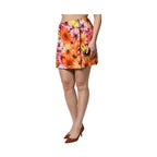 Dolce & Gabbana Multicolor Floral High Waist Mini Skirt