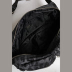 Dolce & Gabbana Black Gray Leopard DG Logo Belt Waist Fanny Pack Bag