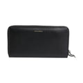 Dolce & Gabbana Black Blue Exotic Leather Embossed Continental Wallet
