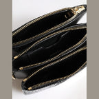 Dolce & Gabbana Black Exotic Leather Shoulder Sling Clutch Bag