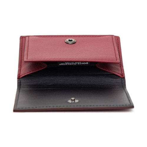 Dolce & Gabbana Red Calfskin Wallet