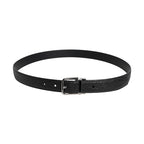 Dolce & Gabbana Black Calf Leather Classic Metal Buckle Belt