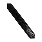 Dolce & Gabbana Black Alligator Leather Bag Shoulder Strap