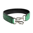 Dolce & Gabbana Black Green Exotic Leather Bag Shoulder Strap