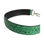 Dolce & Gabbana Black Green Exotic Leather Bag Shoulder Strap