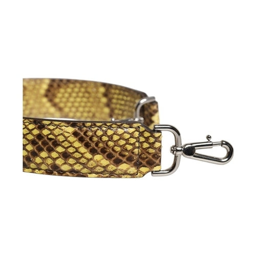 Dolce & Gabbana Yellow Exotic Leather Bag Shoulder Strap