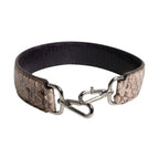Dolce & Gabbana Black Cream Exotic Leather Bag Shoulder Strap