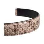 Dolce & Gabbana Black Cream Exotic Leather Bag Shoulder Strap