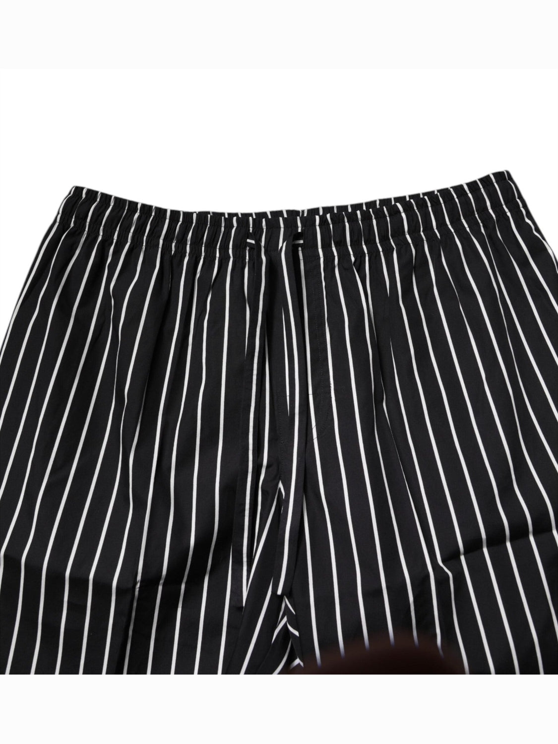 Dolce & Gabbana Black White Stripes Cotton Men Pajama Set Sleepwear