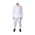 Dolce & Gabbana White Cotton Shirt Pants Pajama Set Sleepwear