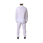 Dolce & Gabbana White Cotton Shirt Pants Pajama Set Sleepwear