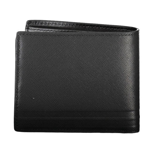 Tommy Hilfiger Black Leather Men Wallet