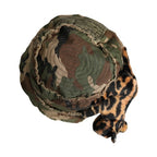 Dolce & Gabbana Multicolor Leopard Embellish Wide Brim Bucket Hat