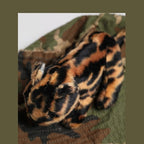 Dolce & Gabbana Multicolor Leopard Embellish Wide Brim Bucket Hat