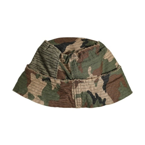 Dolce & Gabbana Multicolor Leopard Embellish Wide Brim Bucket Hat